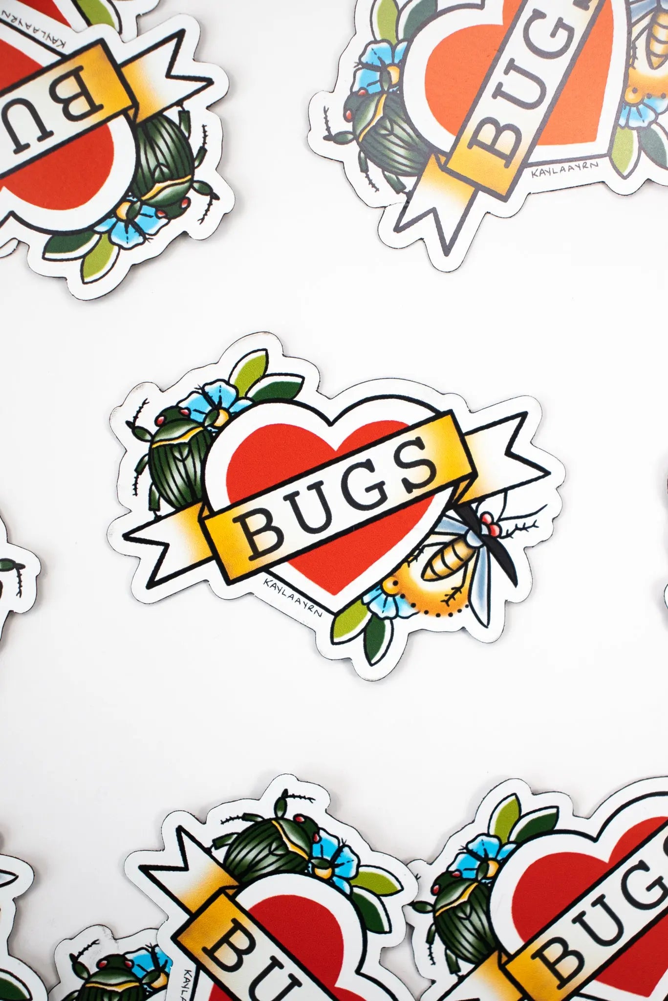 Bugs traditional tattoo design sticker